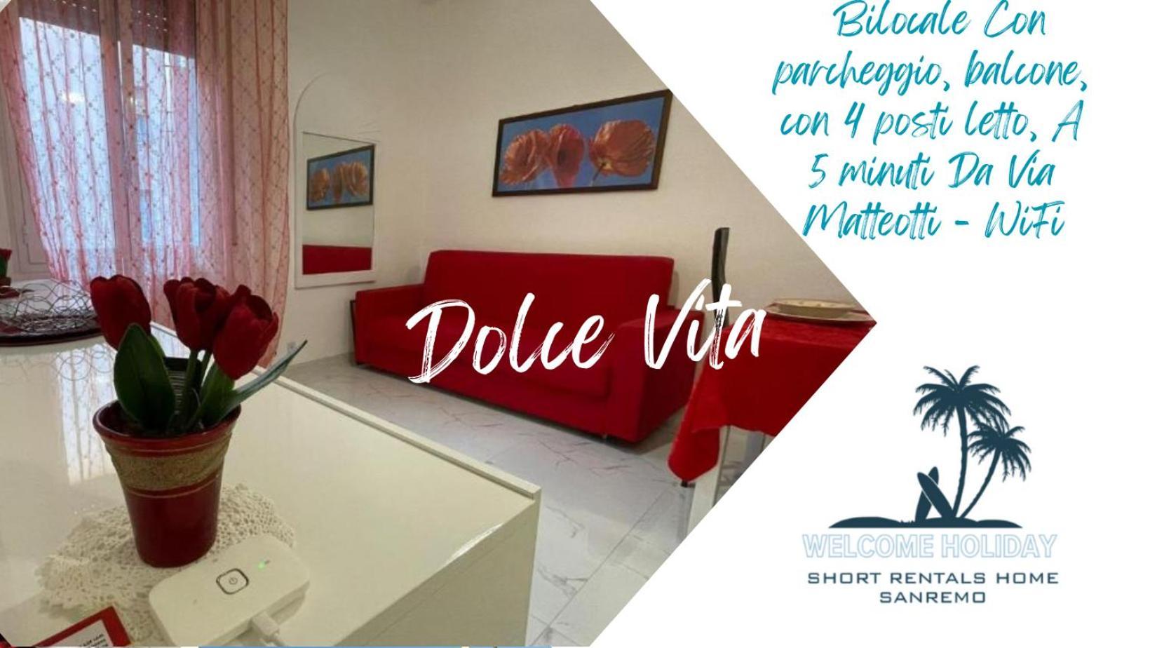 Wh - Dolce Vita - Bilocale - 5 Minuti Dal Centro - Parcheggio Gratuito - Wifi San Remo Extérieur photo